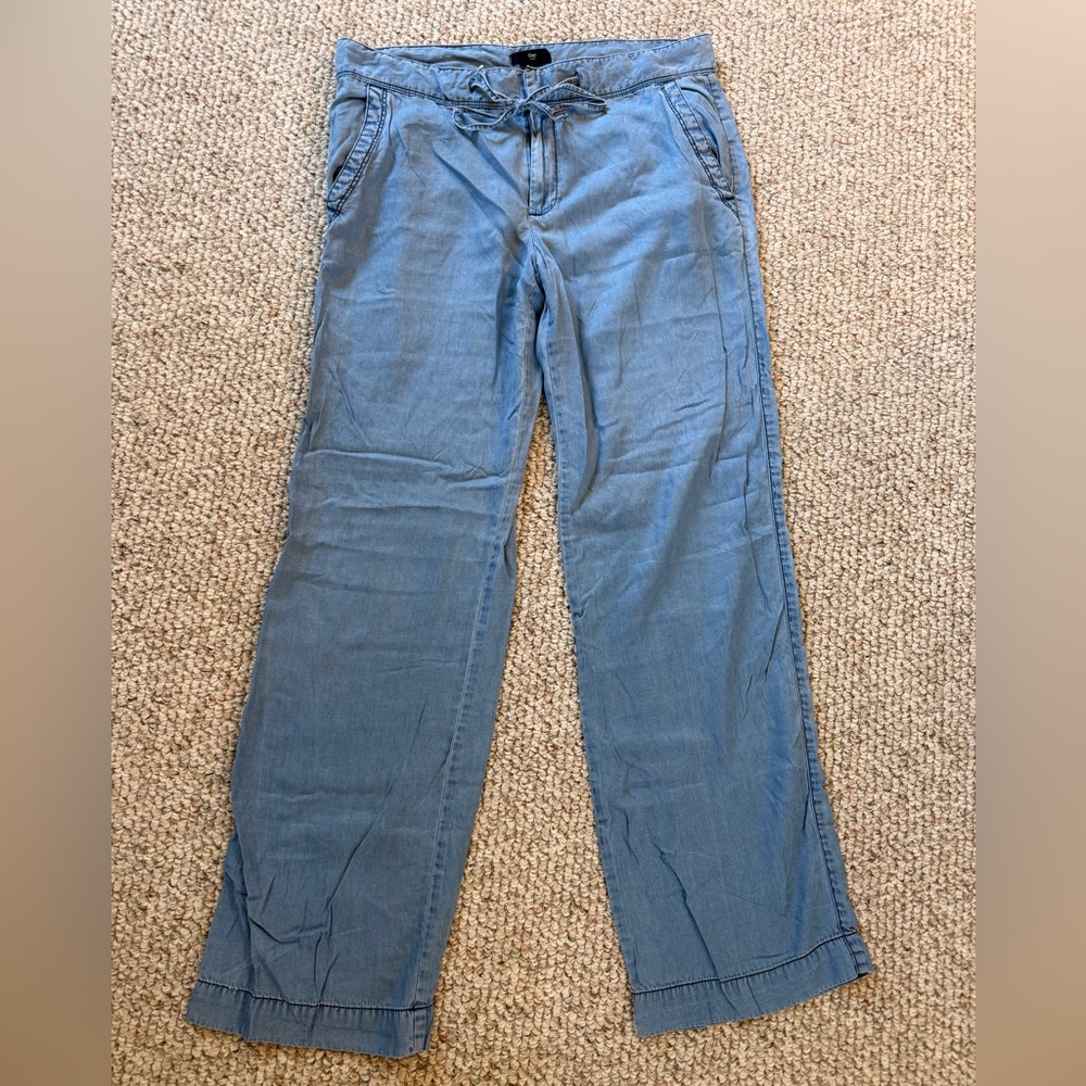 GAP Sky Blue Chambray Pants